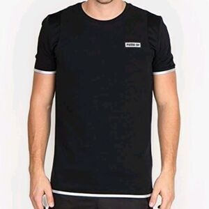 NWT Puma Select x ICNY Logo Tee Mens Large Black Silver Reflective Trim NEW